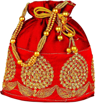 Dms Retail Rajasthani Potli Bag For Wedding Satchel Bag For Women And Girls Red Potli(Red)
Dms Retail Rajasthani Potli Bag For Wedding Satchel Bag For Women And Girls Red Potli(Red)