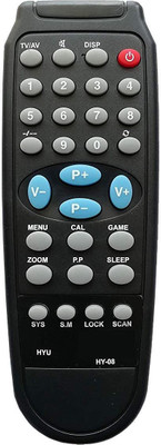 LipiWorld HY-08 TV Remote Control Compatible for Hyundai TV Remote Controller(Black)
LipiWorld HY-08 TV Remote Control Compatible for Hyundai TV Remote Controller(Black)