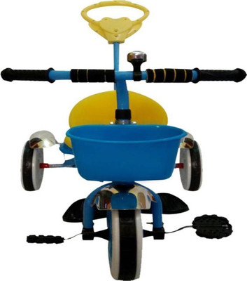 Oximus Baby Tricycle for Kids with Front Back Basket & Push Parent Handle Recommended for Toddler 1,2,3,4,5 Years Old Children Tricycle for Baby Boys & Girls Gift (Sky Blue) LovelyTricycle-101 Tricycle(Blue)
Oximus Baby Tricycle for Kids with Front Back Basket & Push Parent Handle Recommended for Toddler 1,2,3,4,5 Years Old Children Tricycle for Baby Boys & Girls Gift (Sky Blue) LovelyTricycle-101 Tricycle(Blue)