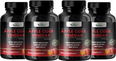 VEDA MAXX Apple Cider Vinegar Capsule for weight loss, Diabetes Support (Pack of 04)(500 mg)
VEDA MAXX Apple Cider Vinegar Capsule for weight loss, Diabetes Support (Pack of 04)(500 mg)
