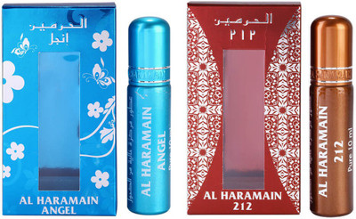 Al Haramain Angel & 212 Fragrance Roll On Attar Combo Pack of 2 x 10 ml Floral Attar(Floral)
Al Haramain Angel & 212 Fragrance Roll On Attar Combo Pack of 2 x 10 ml Floral Attar(Floral)