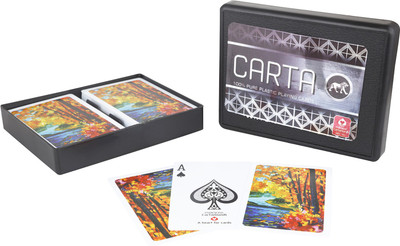 Parksons Cartamundi Carta (Twin Pack) Pure Plastic Playing card for Fun / game / party(Multicolor)
Parksons Cartamundi Carta (Twin Pack) Pure Plastic Playing card for Fun / game / party(Multicolor)