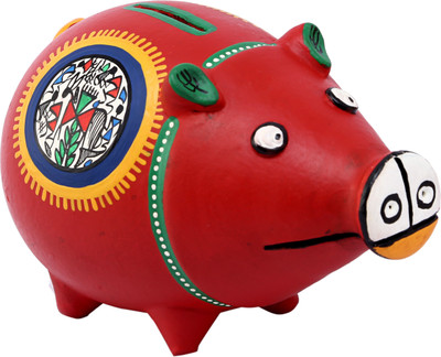 Artysta Piggy Bank Coin Handmade Savings Money Bank Box Toy with Latch for Kids and Adults Coin Bank(Red)
Artysta Piggy Bank Coin Handmade Savings Money Bank Box Toy with Latch for Kids and Adults Coin Bank(Red)