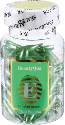BeautyQua Green Alovera Facial Soft Gel Aloe Vera And Vitamin E Facial oil Capsules for Glowing Skin ( 60gm) 60 Capsules(60 g)
BeautyQua Green Alovera Facial Soft Gel Aloe Vera And Vitamin E Facial oil Capsules for Glowing Skin ( 60gm) 60 Capsules(60 g)