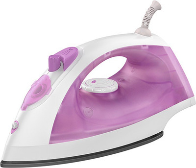 Usha SI 3412 Steam Iron(White, Purple), Purple;white