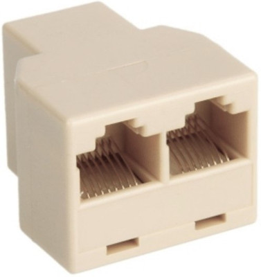 TECH-X 8P8C RJ45 T Adapter Connector Jointer(Beige Color) Y Splitter Pack of 2 Lan Adapter(100 Mbps)
TECH-X 8P8C RJ45 T Adapter Connector Jointer(Beige Color) Y Splitter Pack of 2 Lan Adapter(100 Mbps)