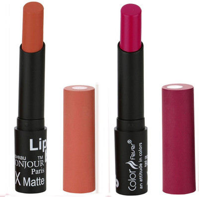 Bonjour Paris Moisturizing Creamy Lipcolor With Various Finishes Lipsticks A15(Coral, Scarlet)
Bonjour Paris Moisturizing Creamy Lipcolor With Various Finishes Lipsticks A15(Coral, Scarlet)