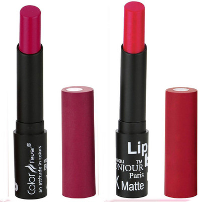 Bonjour Paris Hydrating Shine Soft Lipstick| Cruelty Free | Gluten & Lead Free | Moisturizing Lip Stick | All Natural Ingredients | For Seductive Lips(Scarlet, Pink)
Bonjour Paris Hydrating Shine Soft Lipstick| Cruelty Free | Gluten & Lead Free | Moisturizing Lip Stick | All Natural Ingredients | For Seductive Lips(Scarlet, Pink)