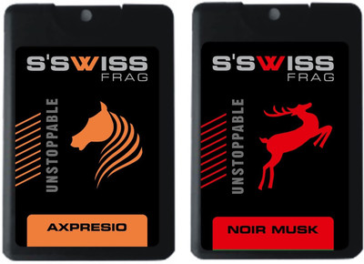 s'swiss axpresio and noir musk Perfume - 20 ml(For Men & Women) 
s'swiss axpresio and noir musk Perfume - 20 ml(For Men & Women)