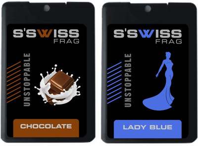 s'swiss chocolate and lady blue Perfume - 20 ml(For Men & Women)