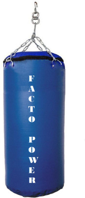 FACTO POWER 6.5 Feet Long, SRF - STANDARD Material, Blue Color, Unfilled with Hanging Chain Hanging Bag(6.5, 78 kg)
FACTO POWER 6.5 Feet Long, SRF - STANDARD Material, Blue Color, Unfilled with Hanging Chain Hanging Bag(6.5, 78 kg)