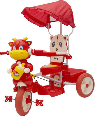 Oximus Baby Tricycle for Kids with Front Back Basket, Canopy & Push Parent Handle Recommended for Toddler 1,2,3,4,5 Years Old Children Musical Tricycle for Baby Boys & Girls Gift (Red) Best trike Make in India 510 Tricycle(Blue)
Oximus Baby Tricycle for Kids with Front Back Basket, Canopy & Push Parent Handle Recommended for Toddler 1,2,3,4,5 Years Old Children Musical Tricycle for Baby Boys & Girls Gift (Red) Best trike Make in India 510 Tricycle(Blue)