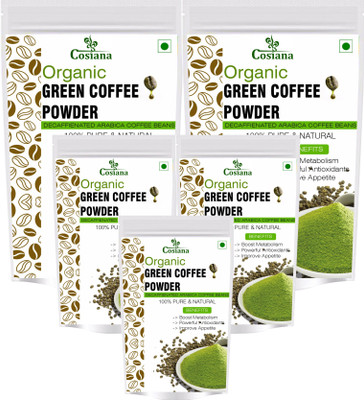 cosiana Organic Green Coffee beans Powder for Weight Management 50 GM Pack of 5 Instant Coffee 50 g Instant Coffee 250 g(Pack of 5)
cosiana Organic Green Coffee beans Powder for Weight Management 50 GM Pack of 5 Instant Coffee 50 g Instant Coffee 250 g(Pack of 5)