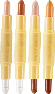Kiss Beauty 4in1 & Contour Stick Palette-9883 Pack of 4 Concealer(Multicolor)