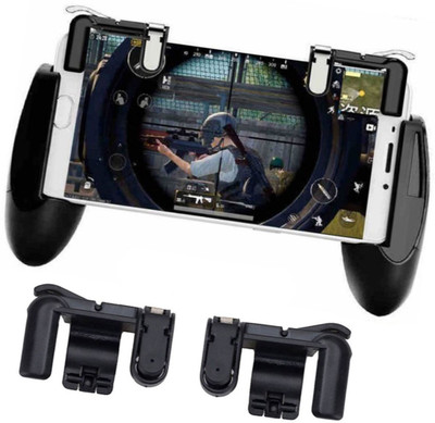 LIFEMUSIC Pubg Mobile Trigger Controller L1R1 Shoot Fire Button with Remote for Smartphone Game Joystick Gamepad Gaming Accessory Kit(Black, For Android, iOS)
LIFEMUSIC Pubg Mobile Trigger Controller L1R1 Shoot Fire Button with Remote for Smartphone Game Joystick Gamepad Gaming Accessory Kit(Black, For Android, iOS)