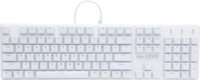 Armaggeddon MKA-13R-WHITE-CRYSTAL Wired USB Gaming Keyboard(White)
