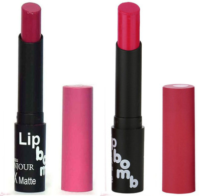 Bonjour Paris Creamy Matte Lipsticks Set Of Must Have Colors Professional Quality with High Pigment Load 2 Pcs A12(Rose Blush, Granet)
Bonjour Paris Creamy Matte Lipsticks Set Of Must Have Colors Professional Quality with High Pigment Load 2 Pcs A12(Rose Blush, Granet)