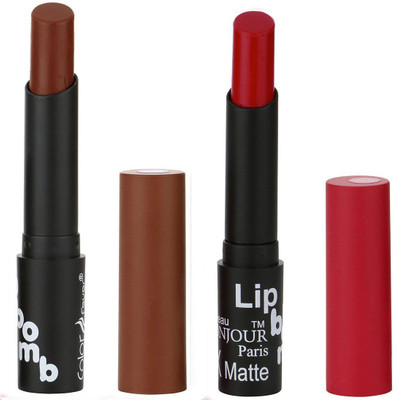 Bonjour Paris Indian Lip Color Sensation Ultimate Soft Matte Lipsticks A42(Chocolate, Crimson)
Bonjour Paris Indian Lip Color Sensation Ultimate Soft Matte Lipsticks A42(Chocolate, Crimson)