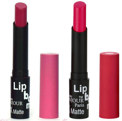 Bonjour Paris Creamy Matte Lipsticks Set Of Must Have Colors Professional Quality with High Pigment Load 2 Pcs A11(Rose Blush, Cardinal)
Bonjour Paris Creamy Matte Lipsticks Set Of Must Have Colors Professional Quality with High Pigment Load 2 Pcs A11(Rose Blush, Cardinal)