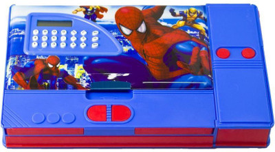 Tgdepot Blue Spider Man Jumbo Magnetic Pencil Box with Calculator Spiderman Art Plastic Pencil Box(Set of 1, Blue)
Tgdepot Blue Spider Man Jumbo Magnetic Pencil Box with Calculator Spiderman Art Plastic Pencil Box(Set of 1, Blue)