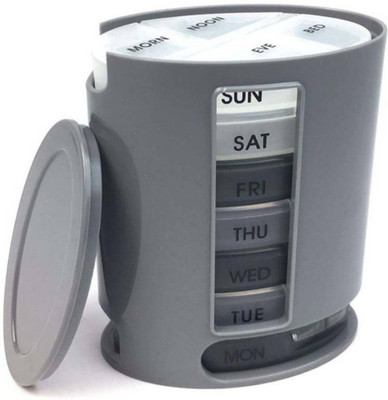 Luxafare 7 day Medicine Storage Pill Pro box organizer Medicine Dispenser Pill Box(Grey)
Luxafare 7 day Medicine Storage Pill Pro box organizer Medicine Dispenser Pill Box(Grey)
