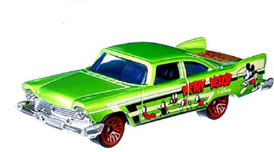 Hot Wheels Disney Mickey's Garden 57PLYMOUTH FURY(Green)