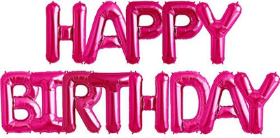 BashNSplash Solid HAPPY BIRTHDAY FOIL BALLOON BIRTHDAY PARTY DECORATION HOT PINK (PACK OF 1) Letter Balloon(Pink, Pack of 1)
BashNSplash Solid HAPPY BIRTHDAY FOIL BALLOON BIRTHDAY PARTY DECORATION HOT PINK (PACK OF 1) Letter Balloon(Pink, Pack of 1)