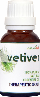 Naturoman Vetiver Pure and Natural Essential Oil Therapeutic Grade(15 ml)