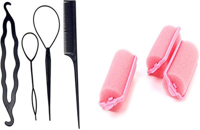 S R Enterprises soft foam hair roler sponge curler bouncy curll solan hair accessories tool(Set of 7)
S R Enterprises soft foam hair roler sponge curler bouncy curll solan hair accessories tool(Set of 7)