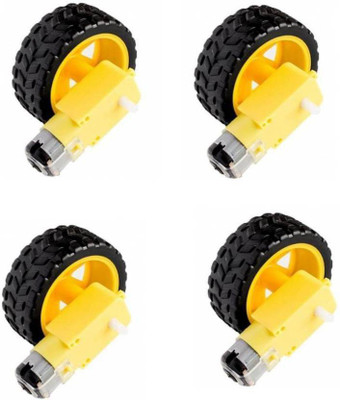 REES52 Dual Shaft Bo Motor With Big Wheel 4Pcs Educational Electronic Hobby Kit
REES52 Dual Shaft Bo Motor With Big Wheel 4Pcs Educational Electronic Hobby Kit