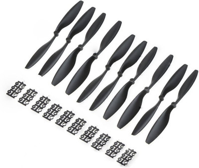 REES52 5 Pairs Nylon 10x4.5" 1045 1045R CW CCW Propeller Black for DJI F450 500 F550 FPV Multi-Copte(Black)
REES52 5 Pairs Nylon 10x4.5" 1045 1045R CW CCW Propeller Black for DJI F450 500 F550 FPV Multi-Copte(Black)