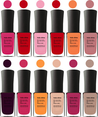 Aroma Care Purple Nail Polish Combo 1306201602 Pink, Purple, Red, Red, Orange, Pink, Red, Purple, Pink, Pink, Peach, Pink(Pack of 12)
Aroma Care Purple Nail Polish Combo 1306201602 Pink, Purple, Red, Red, Orange, Pink, Red, Purple, Pink, Pink, Peach, Pink(Pack of 12)