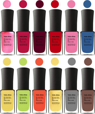 Aroma Care Orange Nail Polish Combo 1806201609 Peach, Orange, Mauve, Pink, Peach, Pink, Yellow, Blue, Magenta, Yellow, Orange, Neon Green(Pack of 12)
Aroma Care Orange Nail Polish Combo 1806201609 Peach, Orange, Mauve, Pink, Peach, Pink, Yellow, Blue, Magenta, Yellow, Orange, Neon Green(Pack of 12)