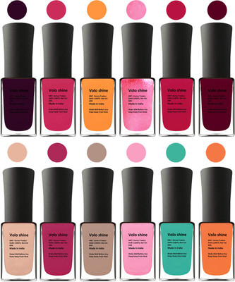 Aroma Care Green Nail Polish Combo 17061603 Red, Peach, Mauve, Pink, Blue, Light Pink(Pack of 12)
Aroma Care Green Nail Polish Combo 17061603 Red, Peach, Mauve, Pink, Blue, Light Pink(Pack of 12)