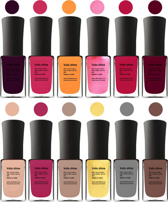 Aroma Care Purple Nail Polish Combo 17061606 Red, Peach, Mauve, Pink, Blue, Silver, Golden(Pack of 12)
Aroma Care Purple Nail Polish Combo 17061606 Red, Peach, Mauve, Pink, Blue, Silver, Golden(Pack of 12)
