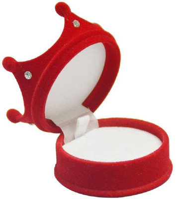 Ziory 1Pcs Red Princess Crown Shaped Elegant Velvet Ring Display/Storage Gift Box for Wedding Valentine Engagement Ring Ring (Gift, Engagement) Box Fashion Engagement Wedding Velvet Ring Box/Gift Box Ring Box, Jewellery Box Vanity Box(Red)
Ziory 1Pcs Red Princess Crown Shaped Elegant Velvet Ring Display/Storage Gift Box for Wedding Valentine Engagement Ring Ring (Gift, Engagement) Box Fashion Engagement Wedding Velvet Ring Box/Gift Box Ring Box, Jewellery Box Vanity Box(Red)