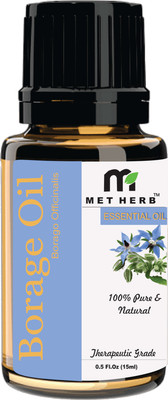 metherb Borage Oil (Borago Officinalis )100% Natural and Pure(15 ml)