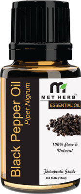 metherb Black Pepper Essential Oil (15ML) - Pure Natural Aromatherapy & Therapeutic Grade Oil For Skin Care & Hair Care Hair Oil(15 ml)
metherb Black Pepper Essential Oil (15ML) - Pure Natural Aromatherapy & Therapeutic Grade Oil For Skin Care & Hair Care Hair Oil(15 ml)