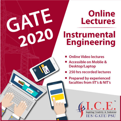 ICE GATE ICE GATE Instrumentation Engineering (Online Lectures) Course For GATE Exams - 2020(Online Lectures)
ICE GATE ICE GATE Instrumentation Engineering (Online Lectures) Course For GATE Exams - 2020(Online Lectures)