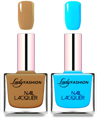 Lady Fashion Cube Shaped Made In India Nail Polish Mettalic Brown, Sky Blue(Pack of 2)
Lady Fashion Cube Shaped Made In India Nail Polish Mettalic Brown, Sky Blue(Pack of 2)