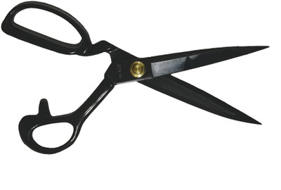 Tlo crown scissors PIN 10 12 INCHES SCISSOR Scissors(Set of 1, Black)