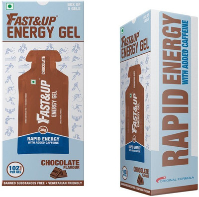 FAST&UP Energy Gel 30g (Chocolate, Pack of 5) Energy Drink(5x6 g, Unflavored)
FAST&UP Energy Gel 30g (Chocolate, Pack of 5) Energy Drink(5x6 g, Unflavored)
