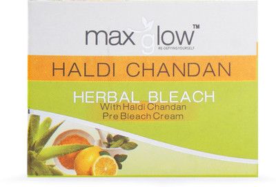 MAXGLOW HALDI CHANDAN HERBAL BLEACH CREAM - 300 GM(300 g)