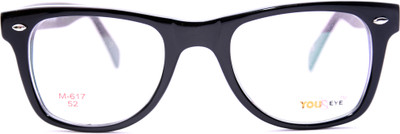 YOU & EYE Full Rim Wayfarer Frame(52 mm