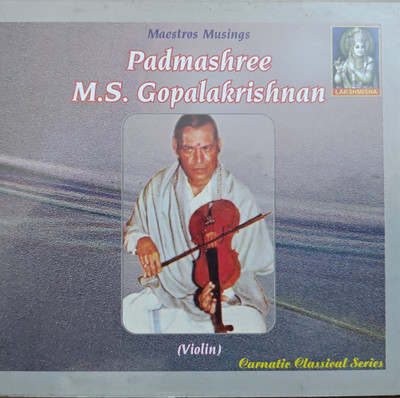 Padmashree M S Gopalakrishnan - Violin Audio CD Premium Edition(Instrumental - Padmashree M S Gopalakrishnan)
Padmashree M S Gopalakrishnan - Violin Audio CD Premium Edition(Instrumental - Padmashree M S Gopalakrishnan)