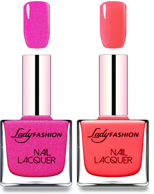 Lady Fashion Cube Shaped Made In India Nail Polish Mettalic pink, Baby Pink(Pack of 2)
Lady Fashion Cube Shaped Made In India Nail Polish Mettalic pink, Baby Pink(Pack of 2)