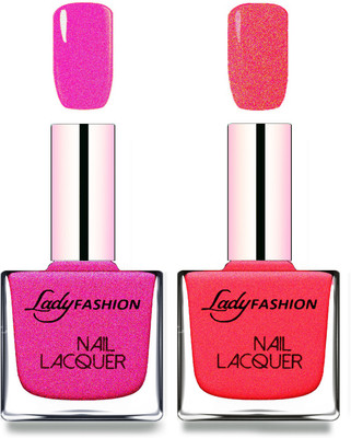 Lady Fashion Cube Shaped Made In India Nail Polish Mettalic pink, Bright Pink(Pack of 2)
Lady Fashion Cube Shaped Made In India Nail Polish Mettalic pink, Bright Pink(Pack of 2)