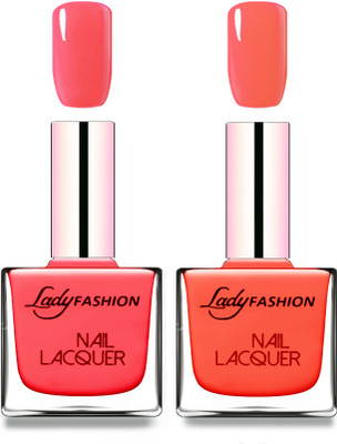 Lady Fashion Cube Shaped Made In India Nail Polish Baby Pink, Light Orange(Pack of 2)
Lady Fashion Cube Shaped Made In India Nail Polish Baby Pink, Light Orange(Pack of 2)