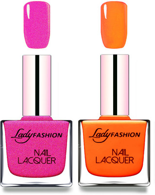 Lady Fashion Cube Shaped Made In India Nail Polish Mettalic pink, Juicy Orange(Pack of 2)
Lady Fashion Cube Shaped Made In India Nail Polish Mettalic pink, Juicy Orange(Pack of 2)