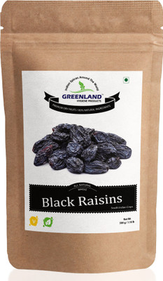 GREENLAND HYGIENE PRODUCTS Black Grapes Raisins(500 g, Pouch)